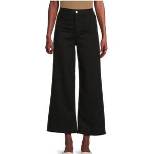 Joes Jeans Wide Leg Muse Black Denim Flare Jeans Morter Wash Size 27 CMOR5868